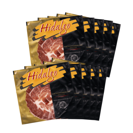 Pack 10 sobres de Jamón de Bellota Ibérico a cuchillo